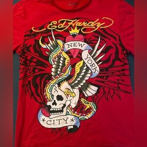 Ed Hardy- New York Red T-Shirt
